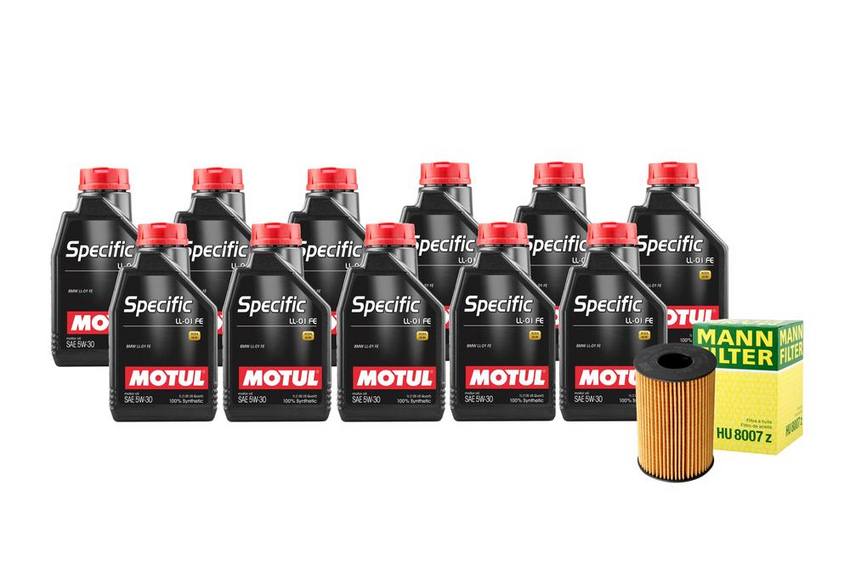 BMW Engine Oil Change Kit - Motul 11427583220 (5W30) (SPECIFIC LL-01 FE)